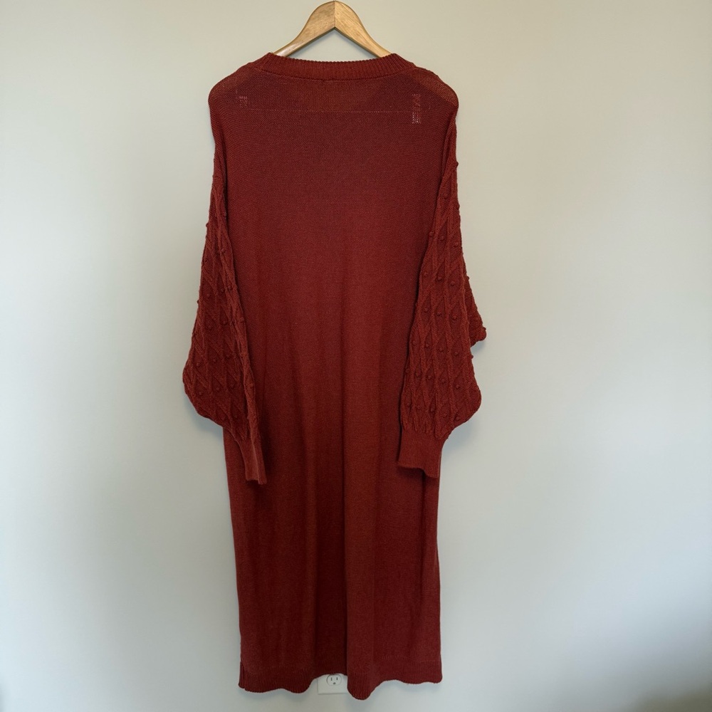 FREE PEOPLE NICOLE TERRACOTTA DRESS - Picture 7 of 7